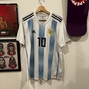 ARGENTINA 2018 2019 HOME SHIRT JERSEY ADIDAS BQ9324 Size XL #10 MESSI